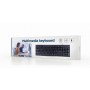 Gembird | Multimedia Keyboard | KB-UM-107 | Multimedia | Wired | US | Black | g - 3